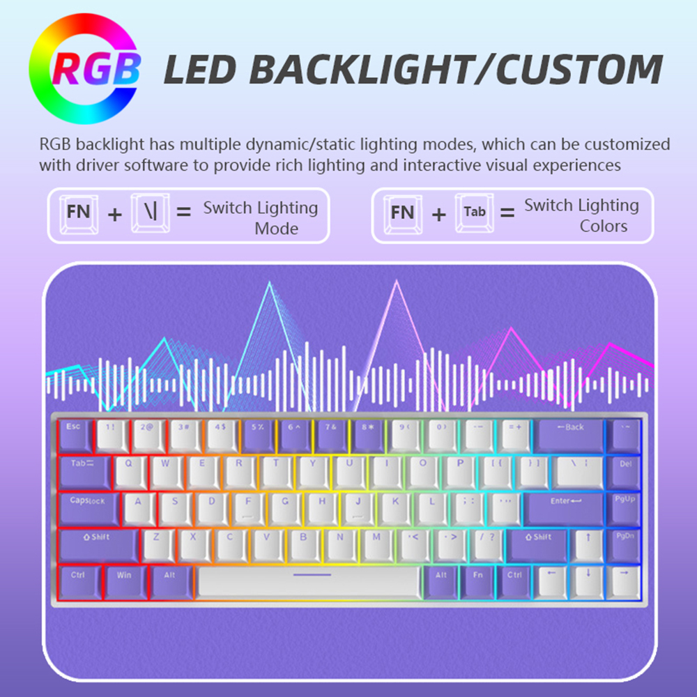 G68 게이밍 기계식 키보드, 무선 블루투스 핫 스왑  - Gaming Keyboard Thocky 리뷰 및 가격