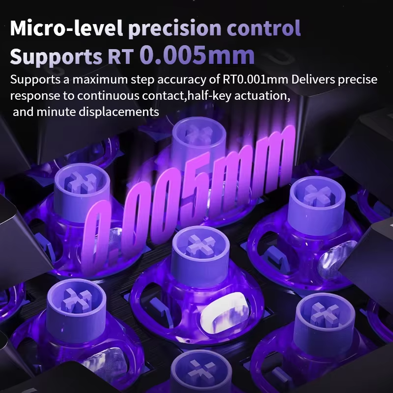 UFO 자기 스위치 360 °   듀얼 레일 디자인 R - Gaming Keyboard Hall Effect Switches 리뷰 및 가격