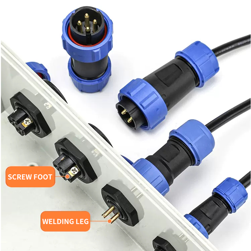 IP68 SP13 항공 플러그 소켓 방수 커넥터 후면  - Aviator Connector Kit 리뷰 및 가격