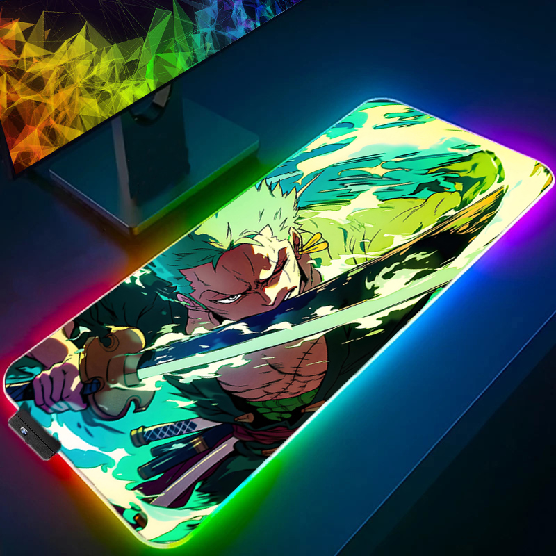 원피스 조로 마우스 패드 RGB 게임 액세서리 Gabi - Gaming Keyboard En Mouse 리뷰 및 가격