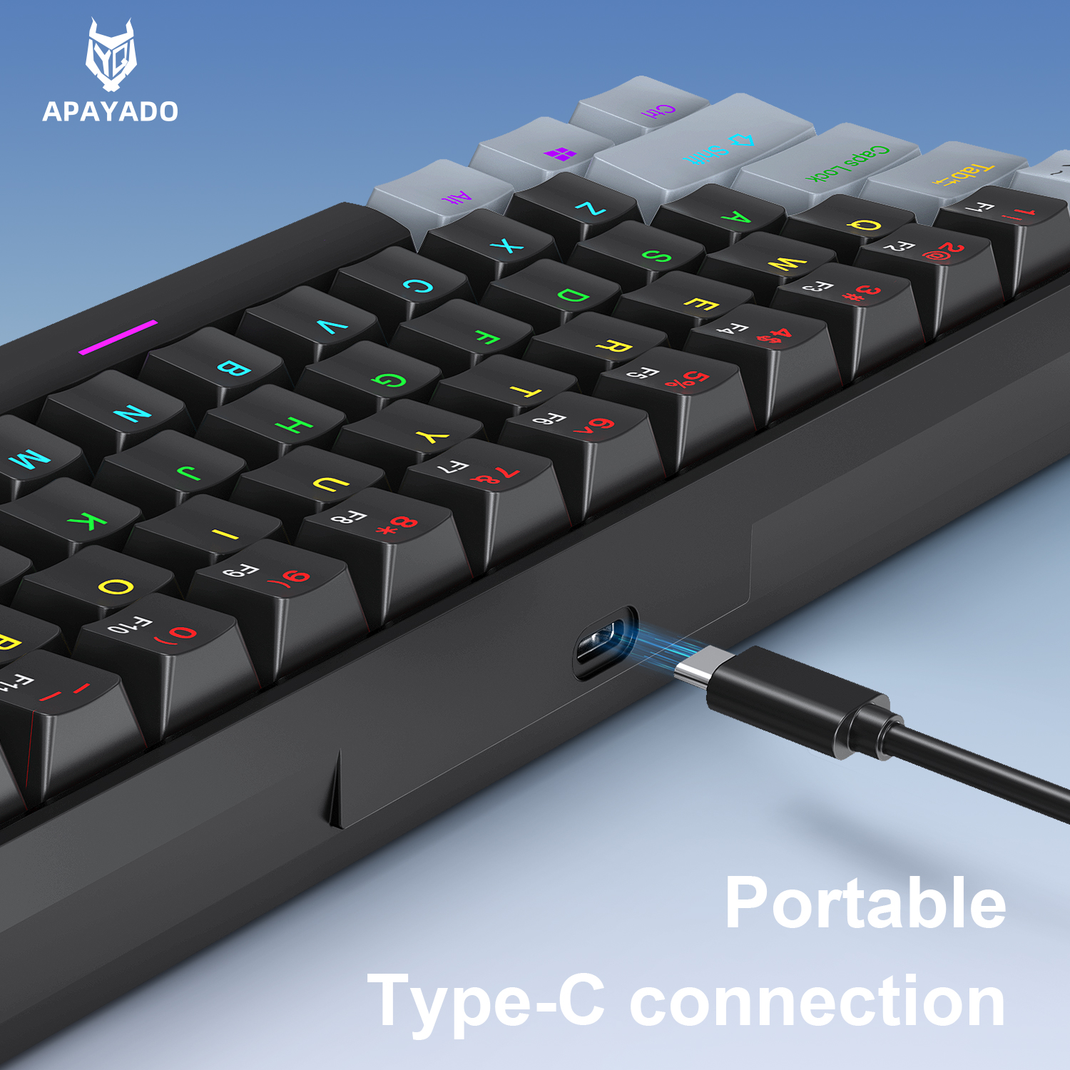 K61 유선 기계식 게이밍 키보드, 60% 61키 미니 - Gaming Keyboard Half 리뷰 및 가격