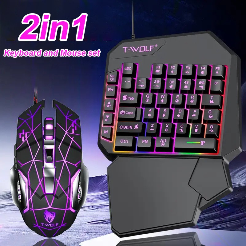 FocusOnPC TF900 2-in-1 모바일 게임  - Gaming Keyboard 1 Hand 리뷰 및 가격