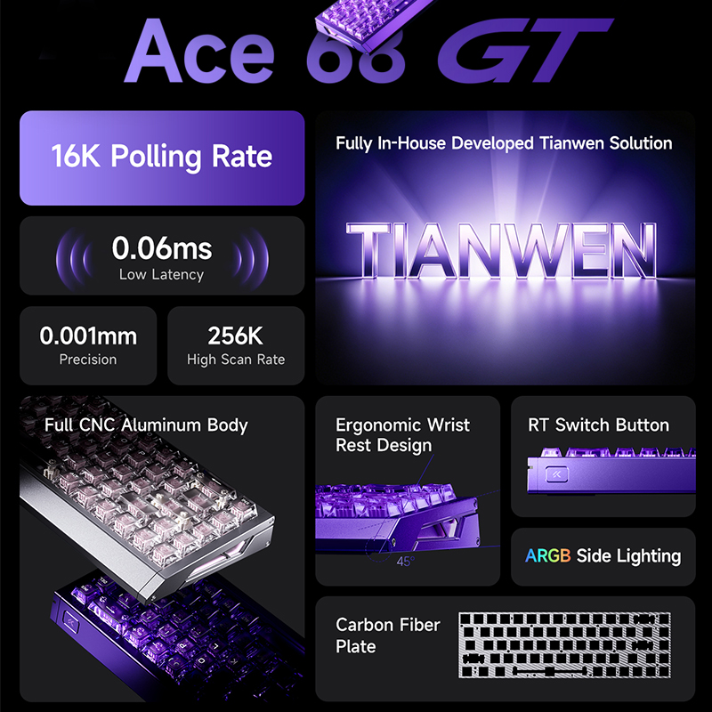 MCHOSE Ace 68 GT 알루미늄 합금 마그네틱  - Aluminum Case 65 리뷰 및 가격