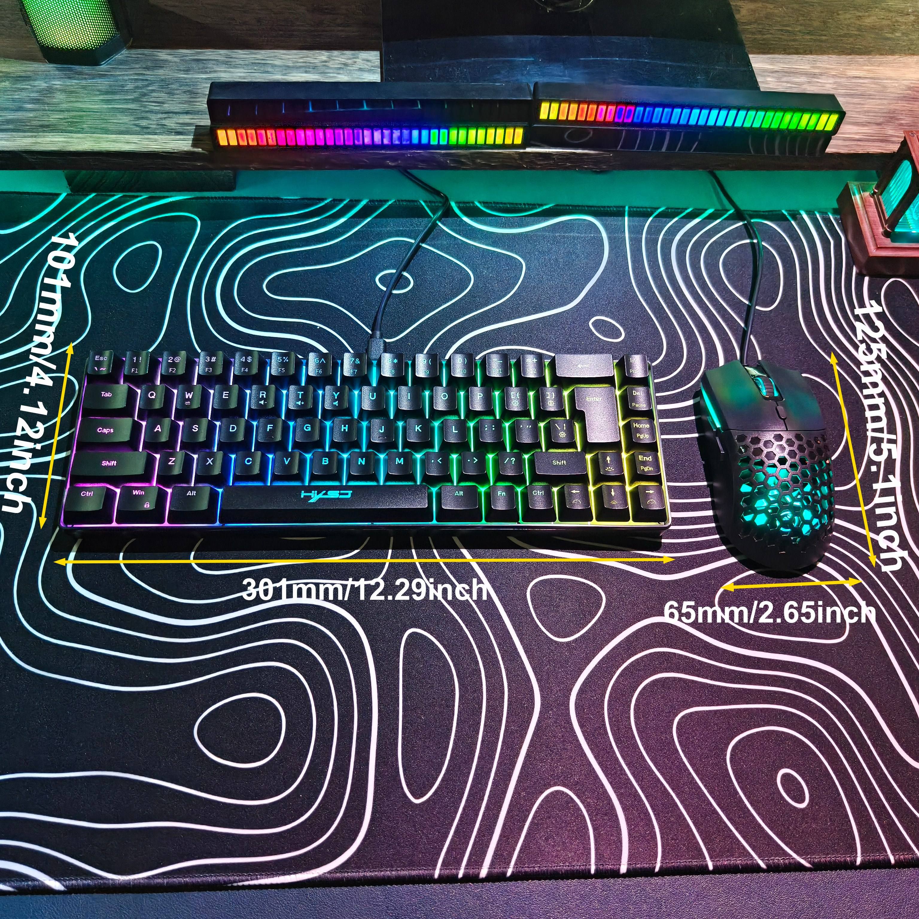 컴팩트 HXSJ 68키 마우스 및 키보드 세트 RGB  - Keyboard Gaming Mac 리뷰 및 가격