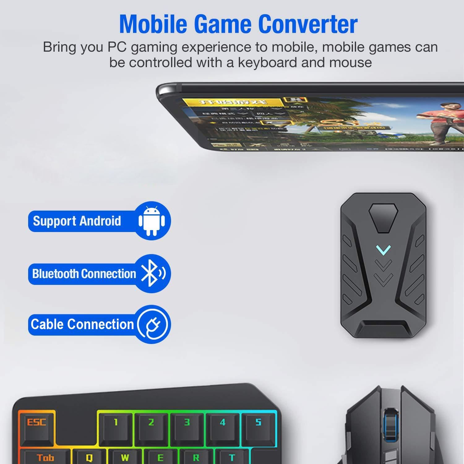 모바일 게임 컨버터 게이밍 키보드 및 마우스 키트 한손 - Gaming Keyboard Half 리뷰 및 가격