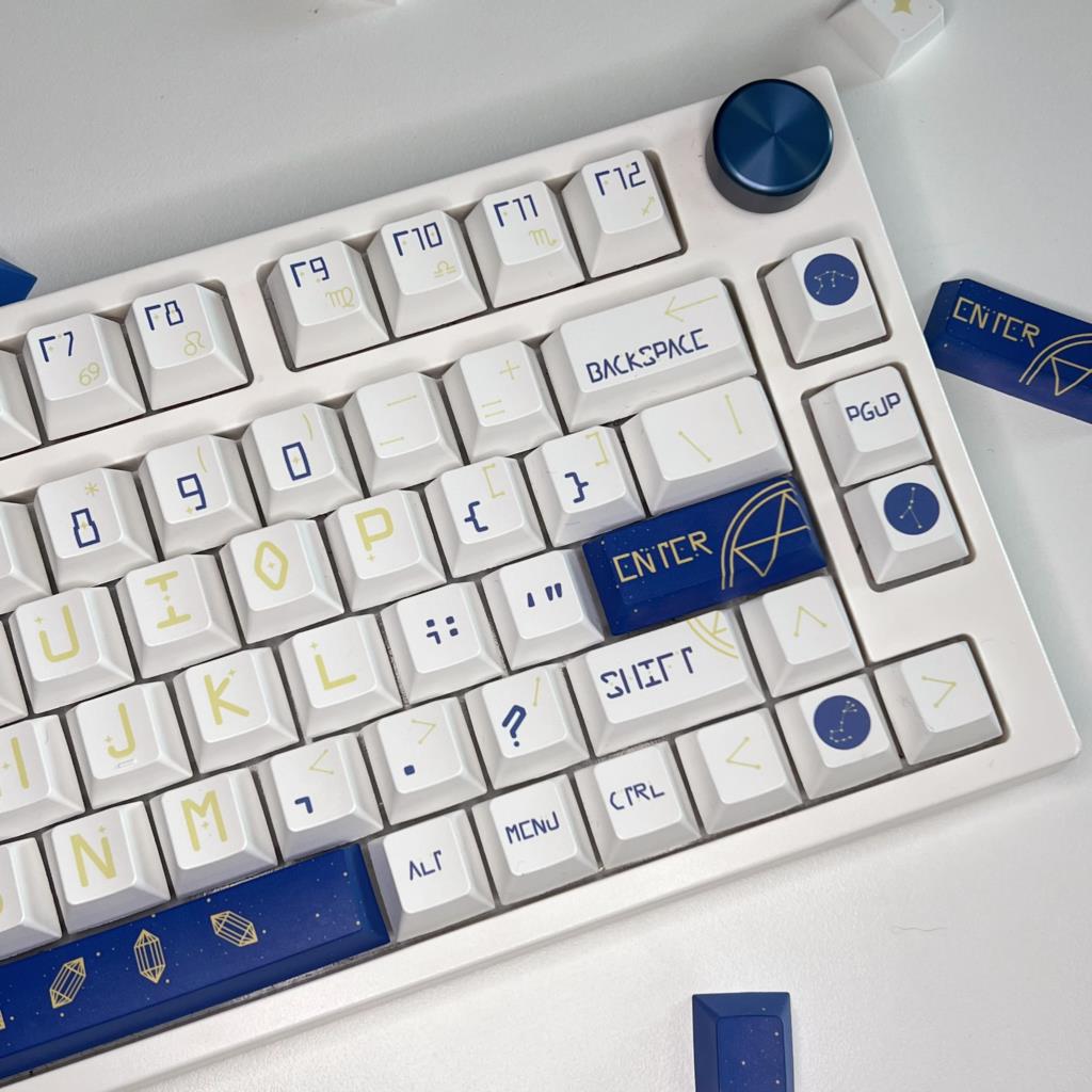 132 키 별자리 체리 프로필 MX 스위치 용 PBT  - Keyboard Gaming Blue Switch 리뷰 및 가격