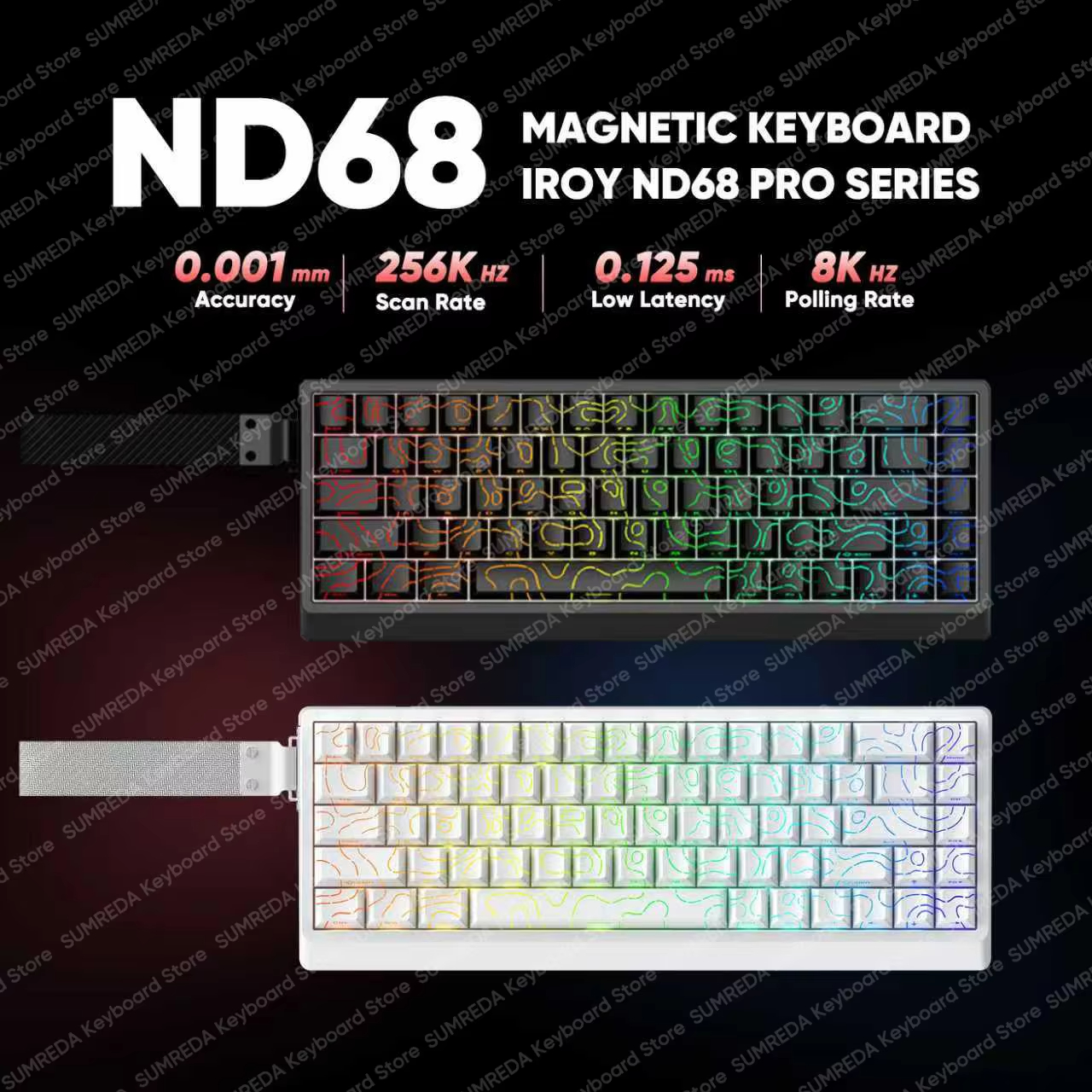 IROK ND68 프로 게이밍 기계식 키보드 68% 레 - Gaming Keyboard Hall Effect Switches 리뷰 및 가격