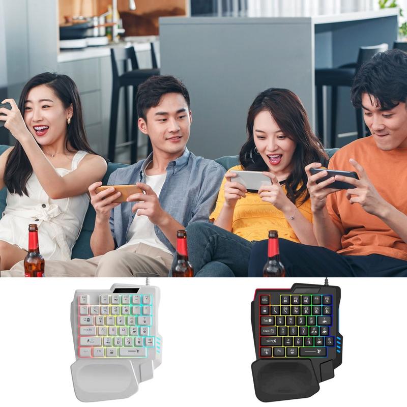 35 키 게임용 키보드 한 손으로 USB 유선 한 손으 - Gaming Keyboard Half 리뷰 및 가격