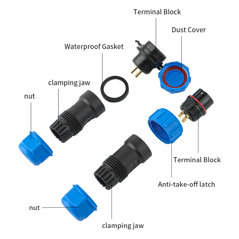JINH 1/5Pcs 나사 단자 SP17 2/3 핀 항 - Aviator Connector Kit 리뷰 및 가격