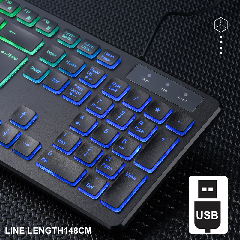 M80 초박형 유선 게이밍 키보드 APAYAD0 LED - Keyboard Gaming Mac 리뷰 및 가격
