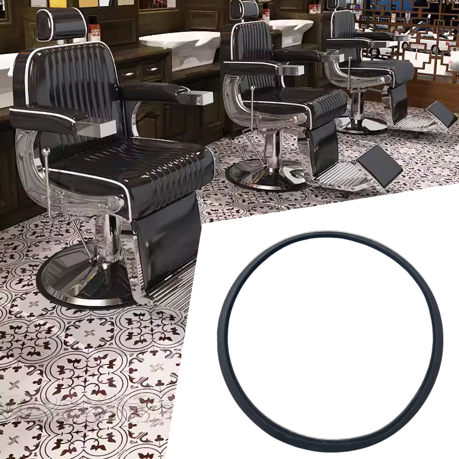 이발사 의자 고무베이스 링 살롱 장비 가스켓 링 바닥  - Gasket Mount Kit 리뷰 및 가격
