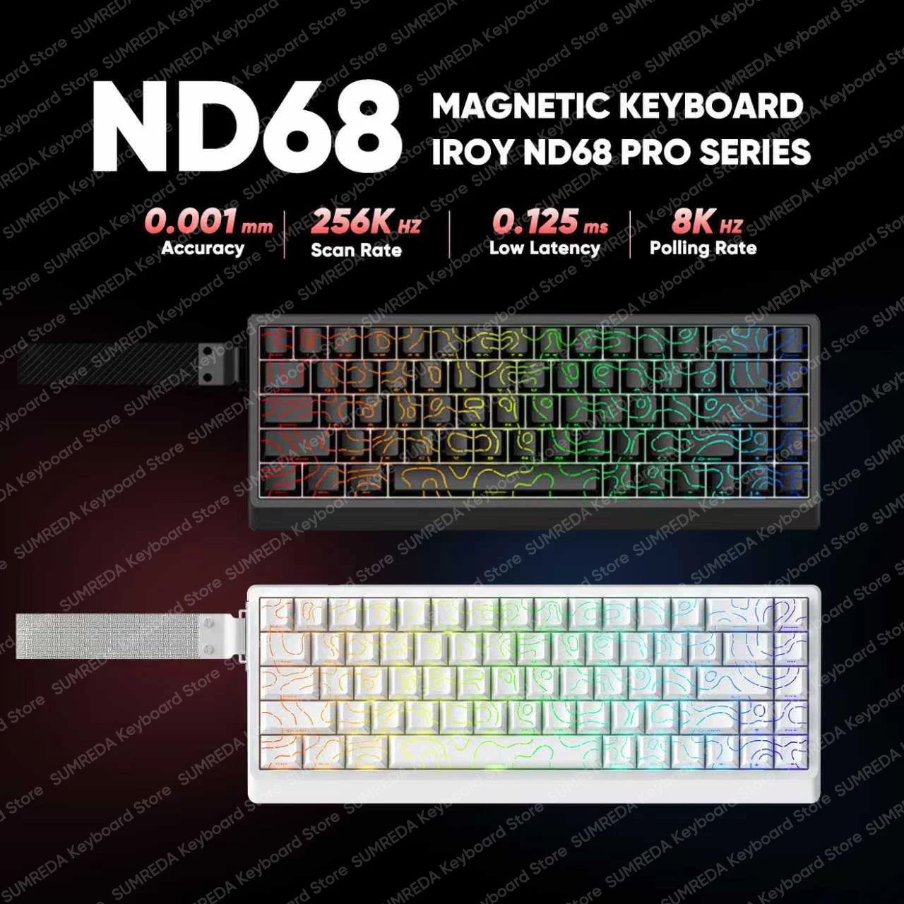 IROK ND68 ND68Pro 홀 이펙트 마그네틱 스 - Gaming Keyboard Hall Effect Switches 리뷰 및 가격