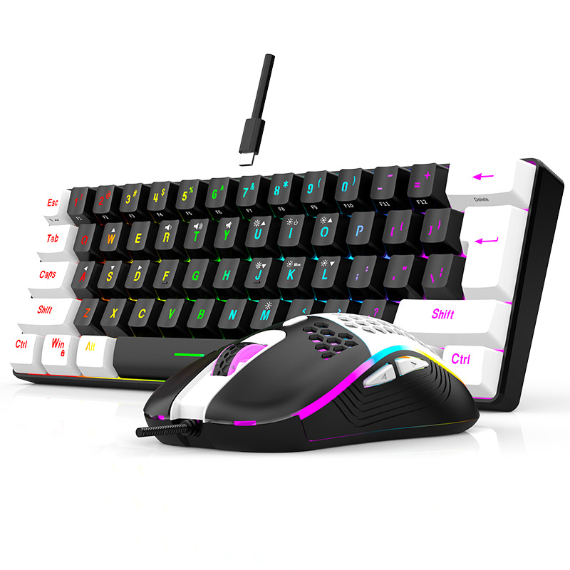 키보드 마우스 세트 60% RGB 게이밍 키보드 마우스 - Gaming Keyboard Mouse And Headset Combo 리뷰 및 가격