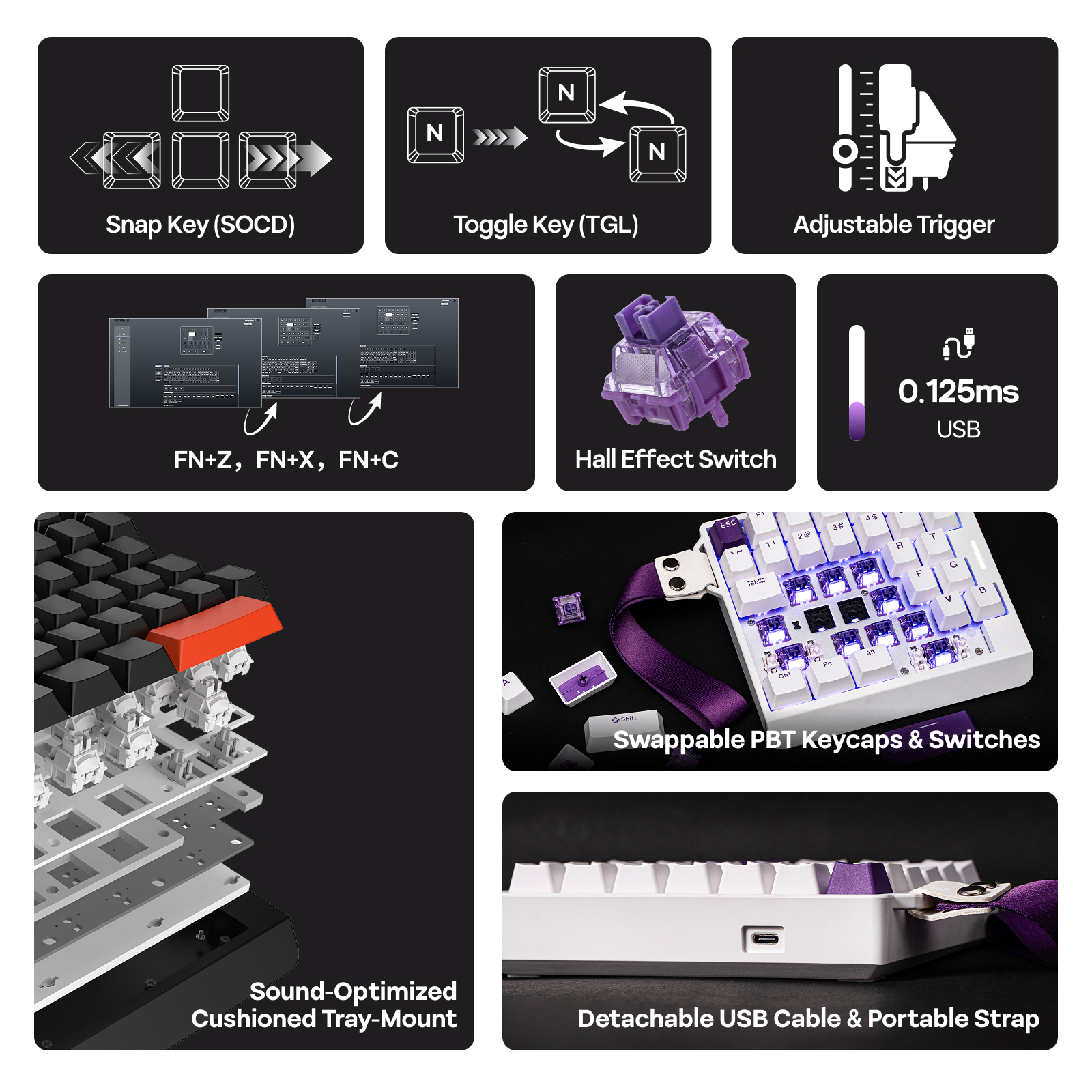    EPOMAKER HE30 한손용 36키 트레이  - Gaming Keyboard 1 Hand 리뷰 및 가격