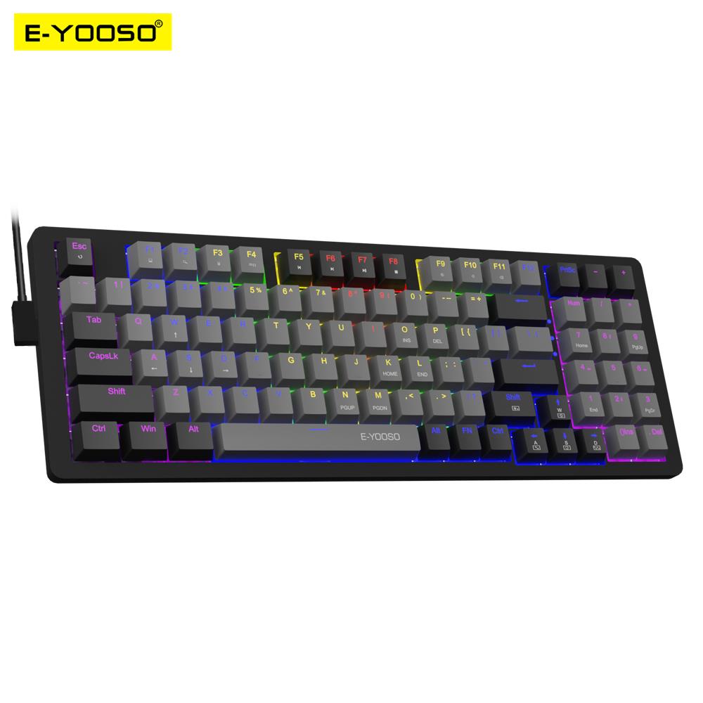 E-YOOSO Z94 USB 기계식 게임용 키보드 유선 - Keyboard Gaming Blue Switch 리뷰 및 가격