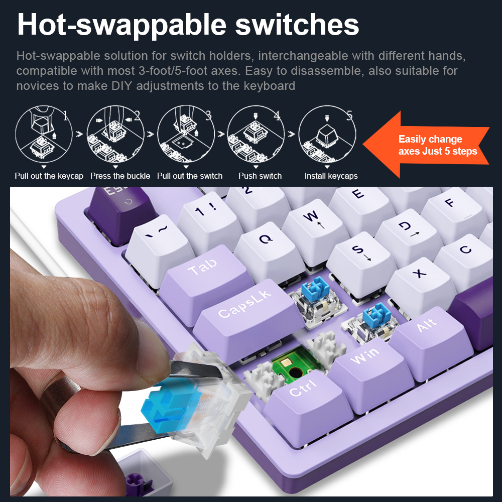 E-YOOSO Z94 USB 기계식 게임용 키보드 유선 - Keyboard Gaming Blue Switch 리뷰 및 가격